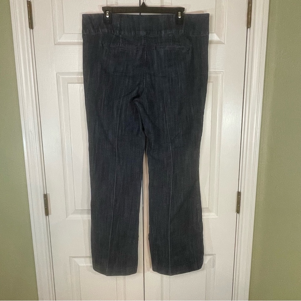 Maurice’s Dark Blue Wide-Leg Jeans size 15/16R Preowned - Picture 2 of 5